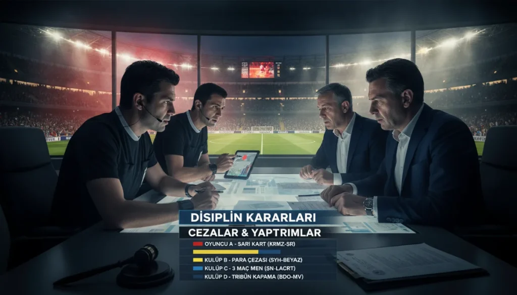 Süper Lig’de Disiplin Depremi: Dev Kulüplere Milyonluk Cezalar