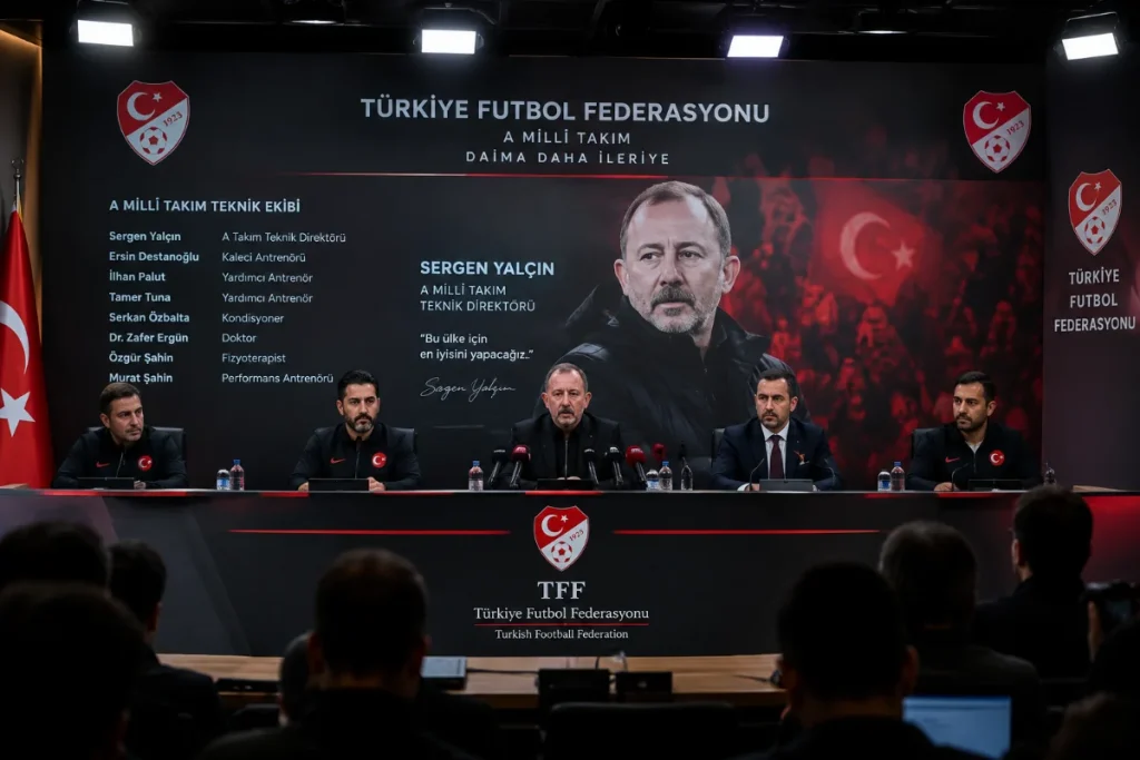 A Milli Takım’da Sergen Yalçın Dönemi: İşte Teknik Kadronun Detayları
