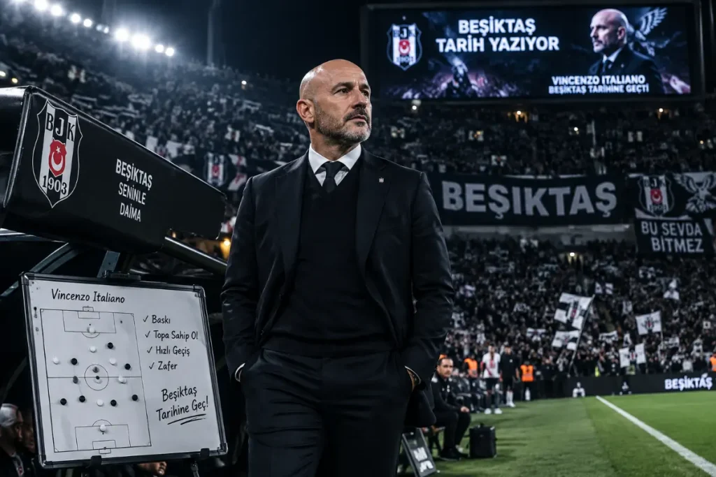 Beşiktaş’ta Vincenzo Italiano Dönemi: Tarihi Başarı İstatistiklerle Kanıtlanıyor