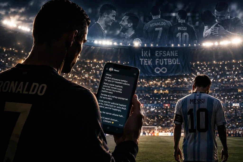 Futbol Dünyasında Devlerin Vedası: Messi ve Ronaldo’dan Tarihi Mesajlaşma