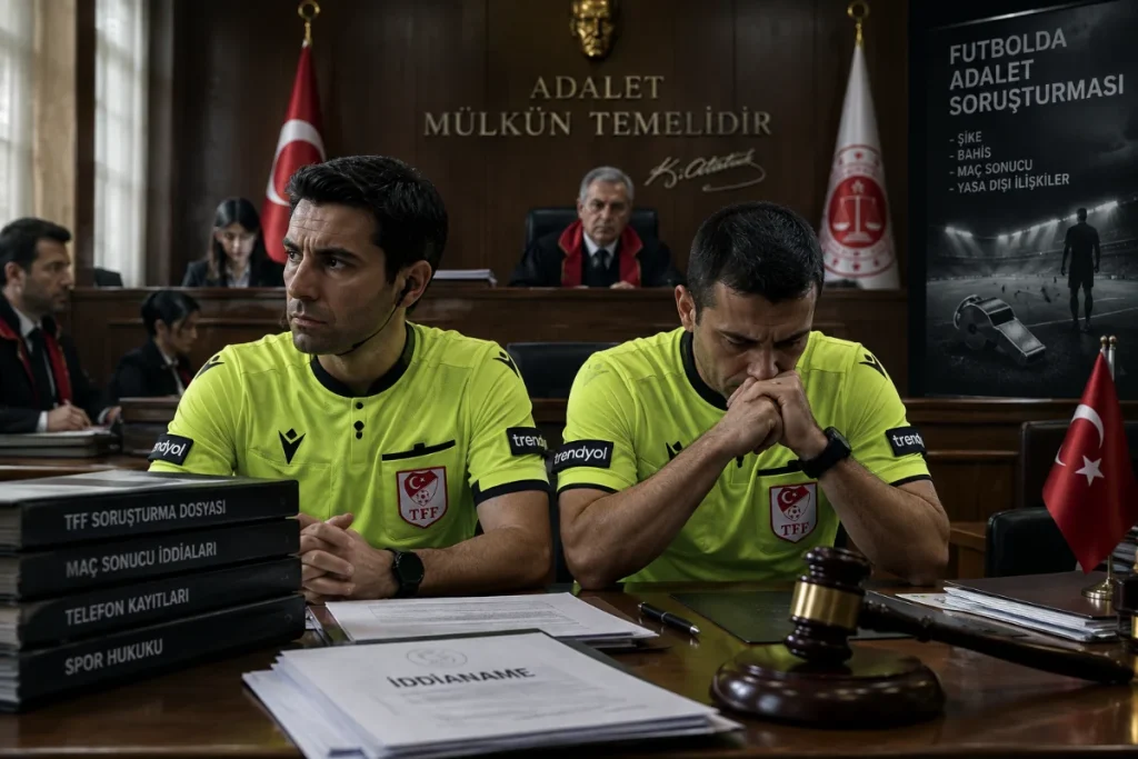 Türk Futbolunda Hakem Soruşturması: Yasin Kol ve Göktuğ Hazar Erel Adliyede